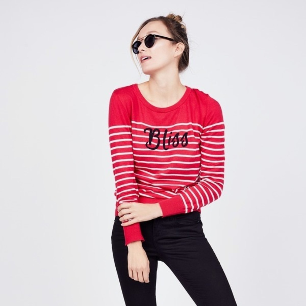 Summer and Sage Bliss Striped Sweater XS
